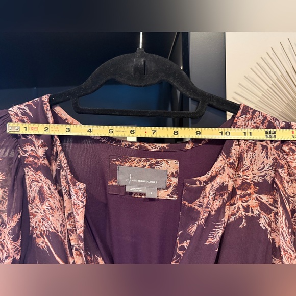 Anthropologie Somerset Maxi Dress Purple Floral, Small - Picture 15 of 16